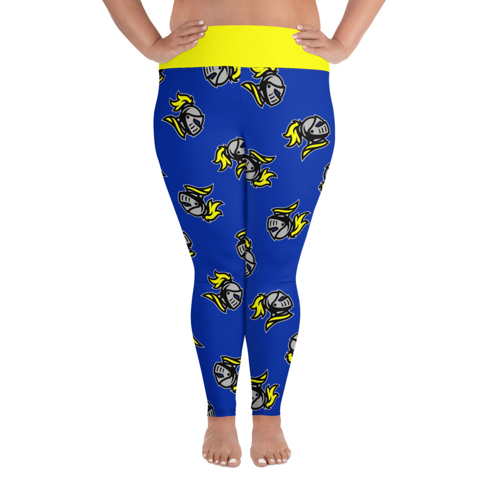 Knight Tossed Print Plus Leggings