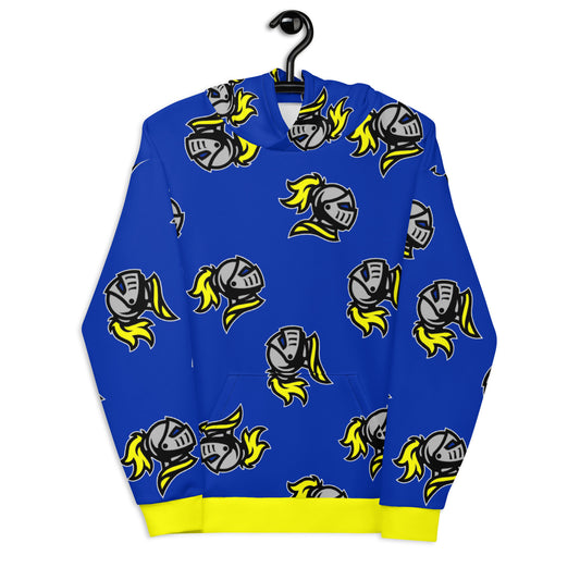 Knight Tossed Print Hoodie