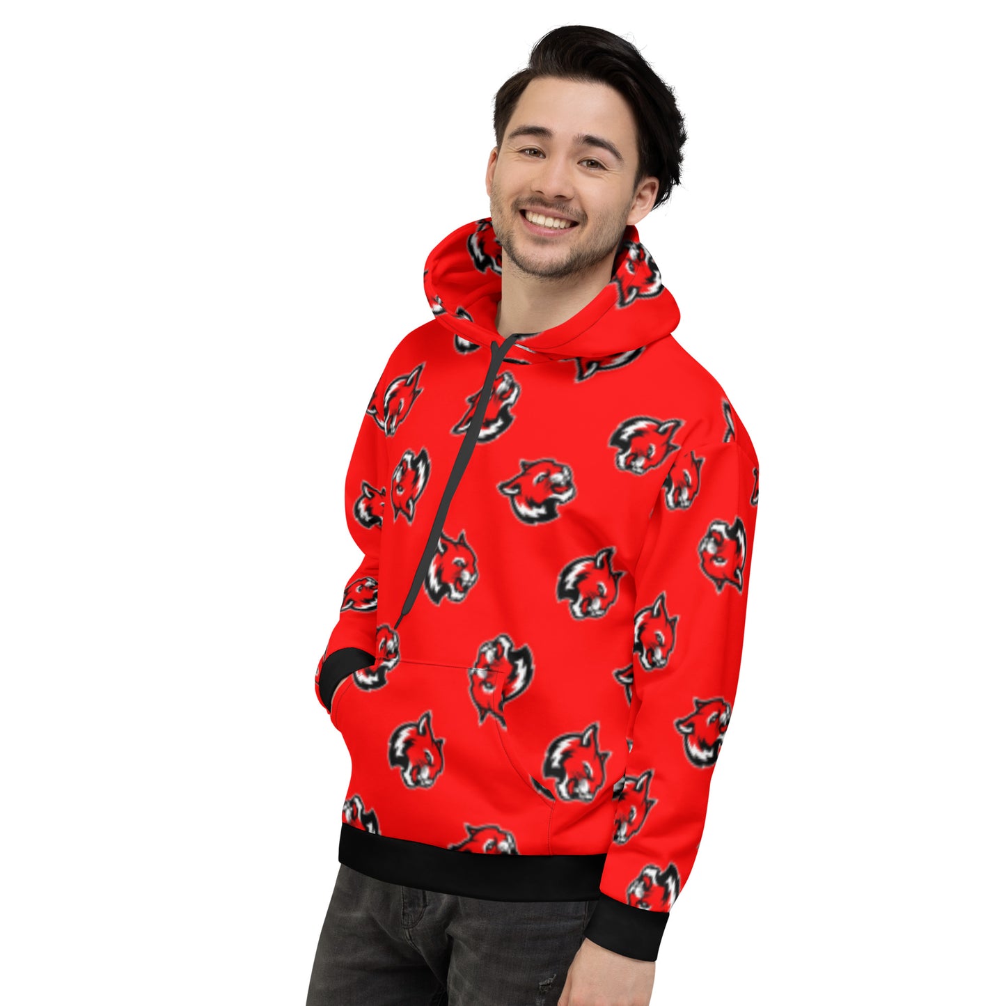 Wildcat Tossed Print Hoodie