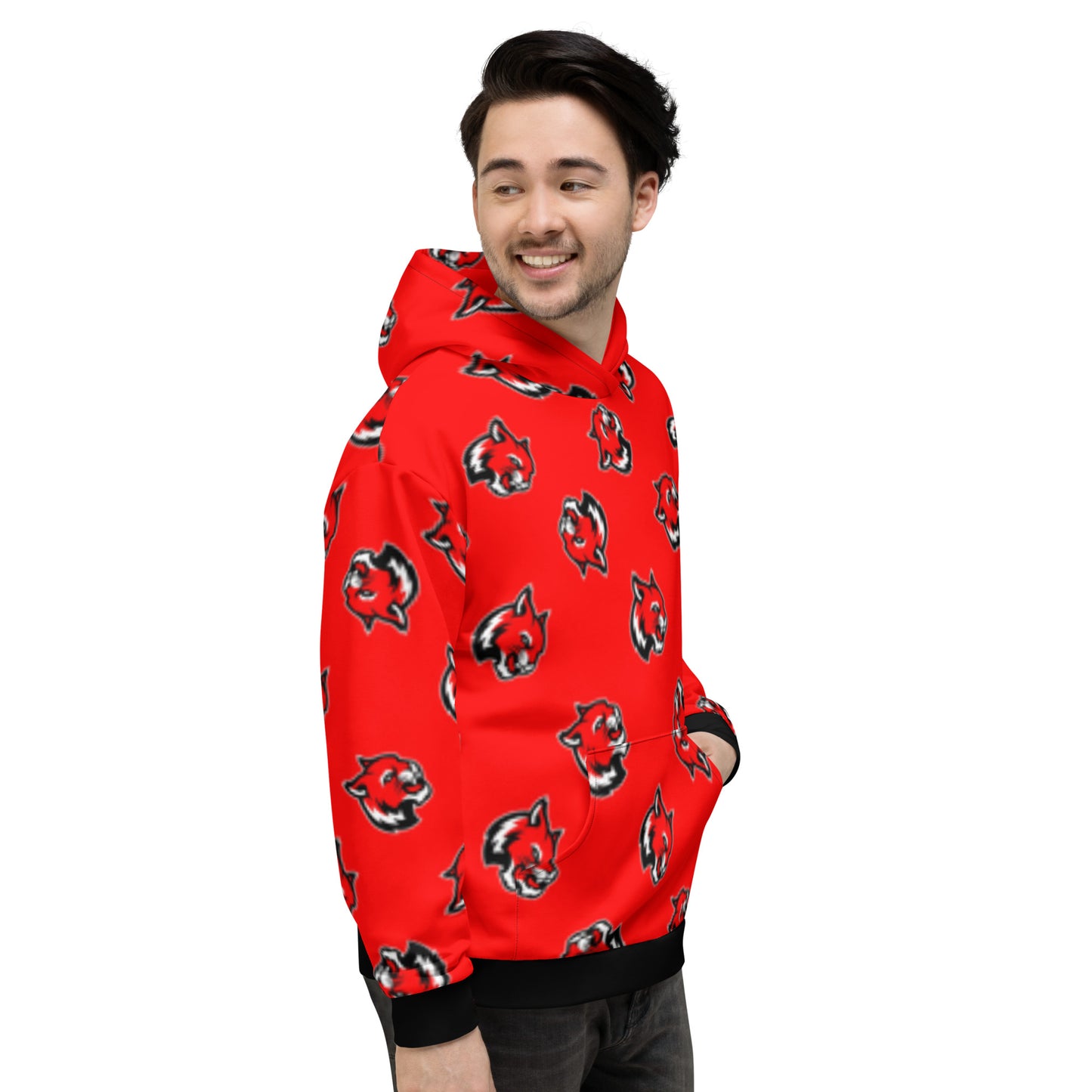 Wildcat Tossed Print Hoodie