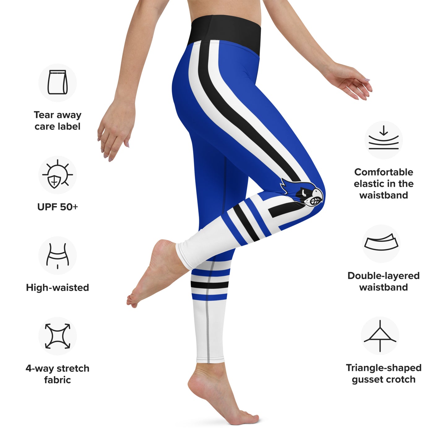 Blue Jay Retro Football Pants Leggings