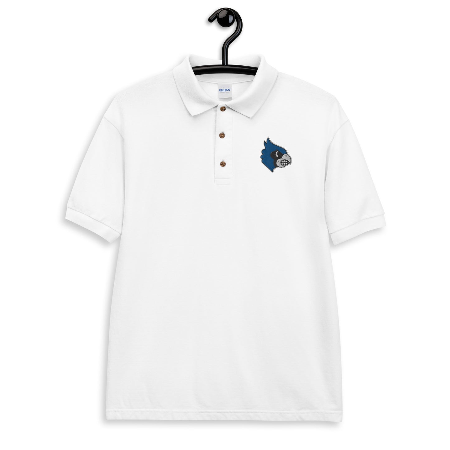 Blue Jay Embroidered Polo Shirt