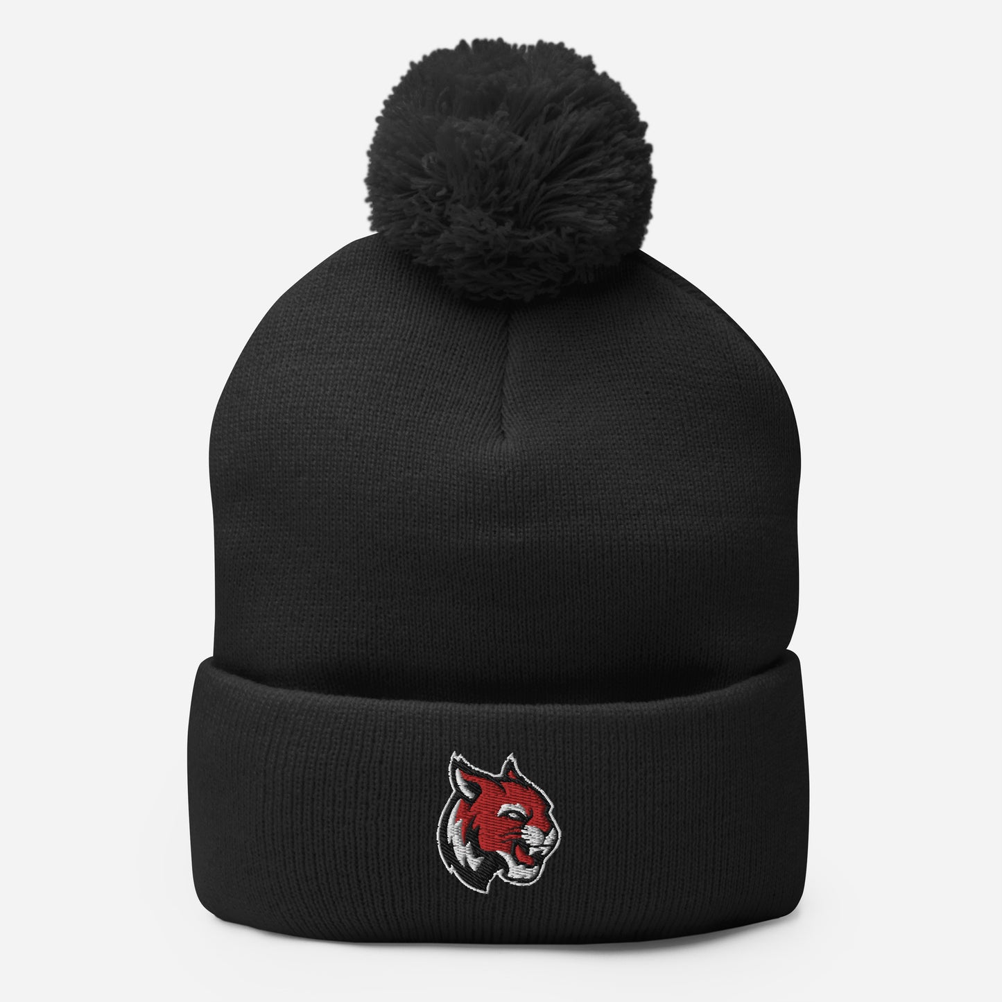 Wildcat Pom-Pom Beanie