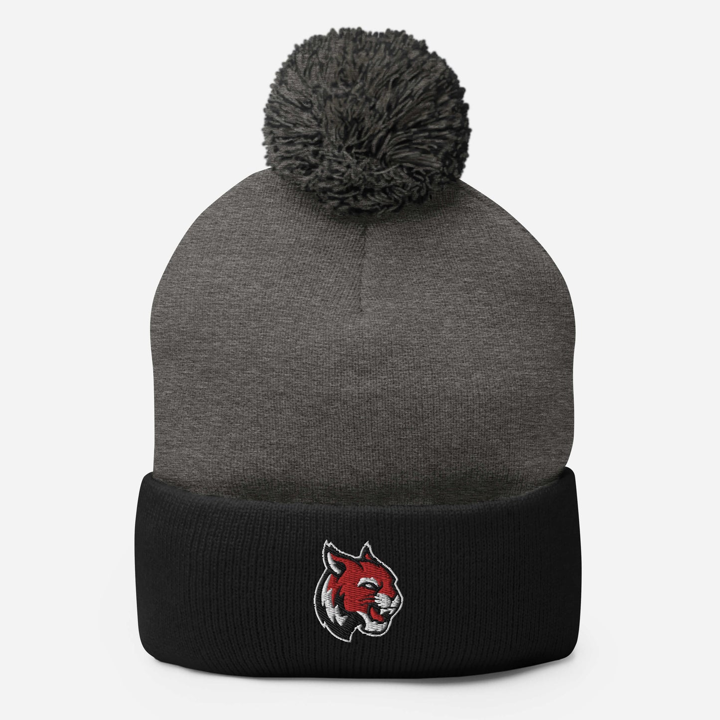 Wildcat Pom-Pom Beanie