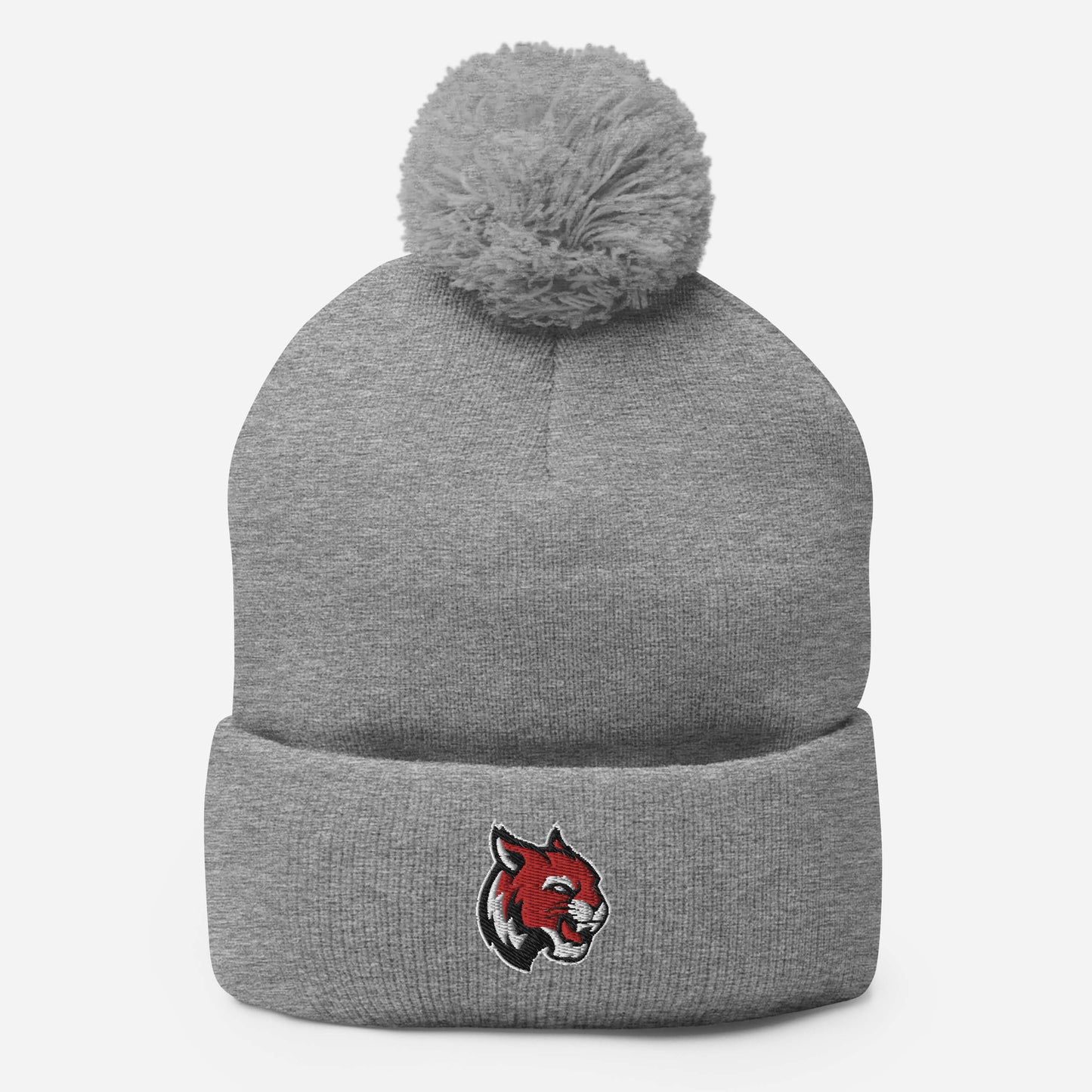Wildcat Pom-Pom Beanie