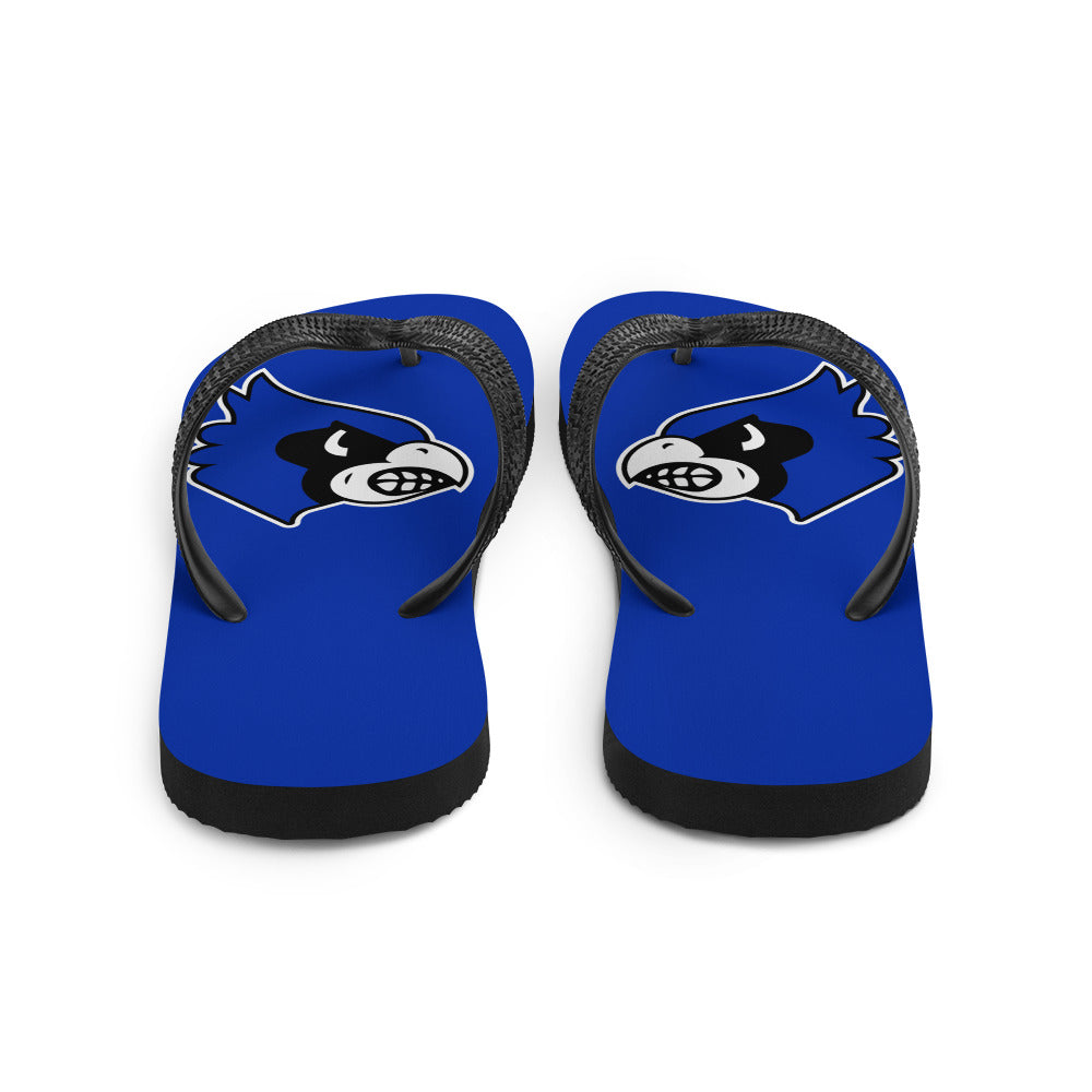 Blue Jay Flip Flops