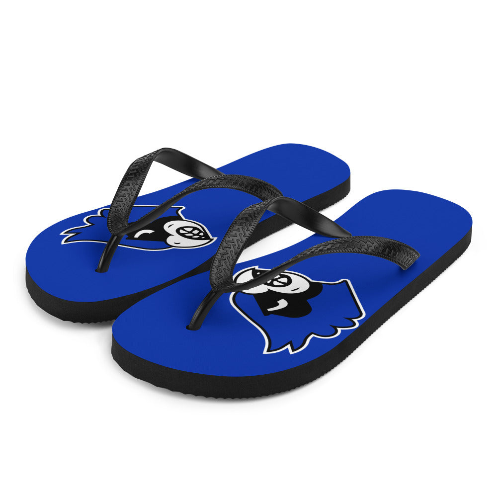 Blue Jay Flip Flops