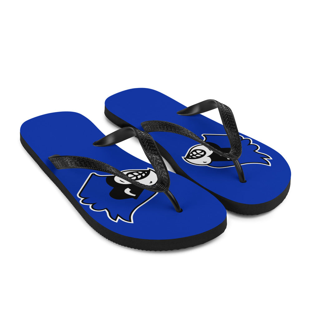Blue Jay Flip Flops