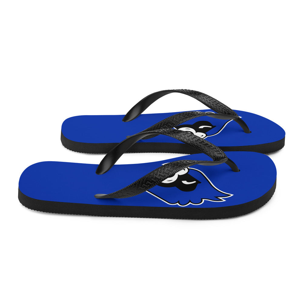Blue Jay Flip Flops