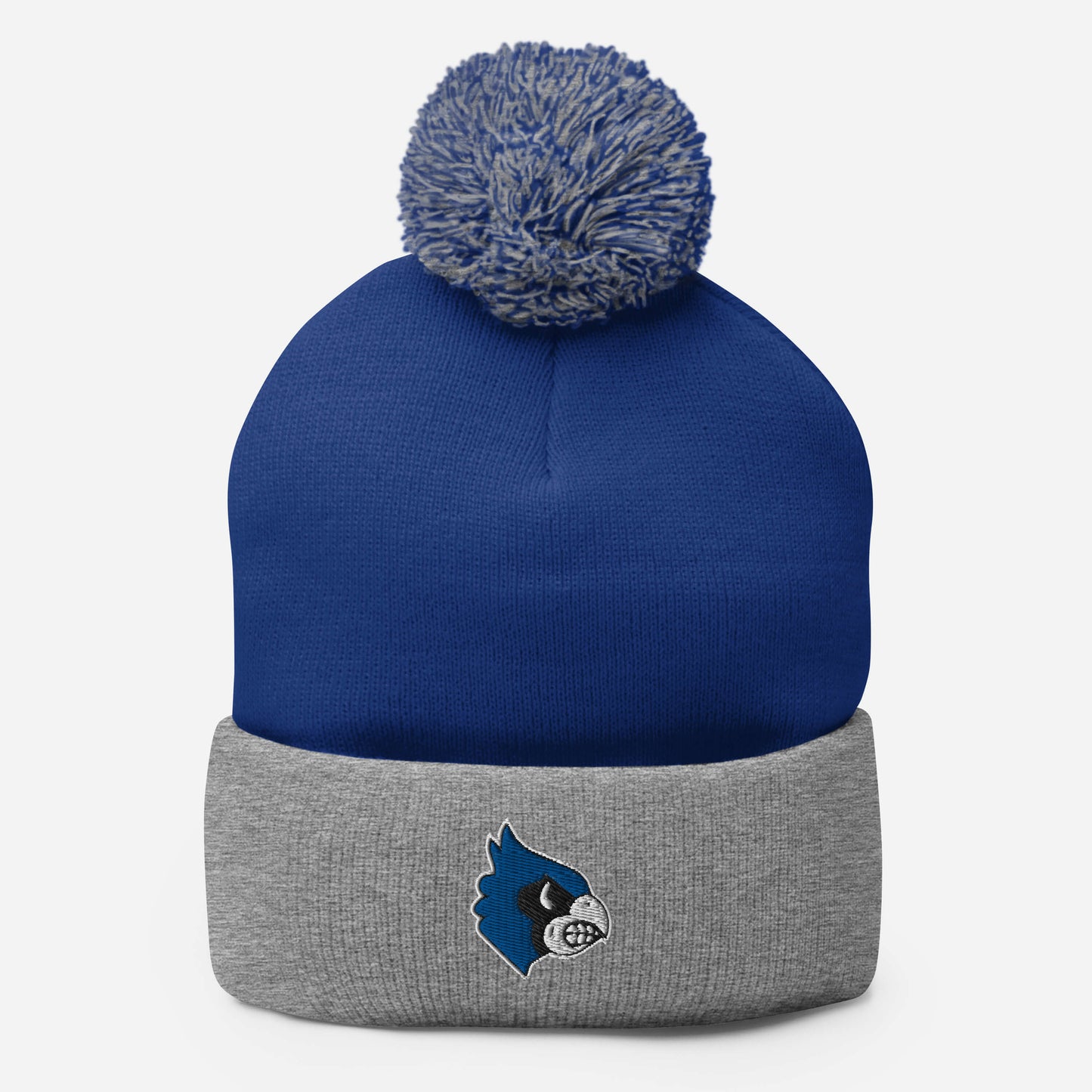 Blue Jay Pom-Pom Beanie – Frankly Fans