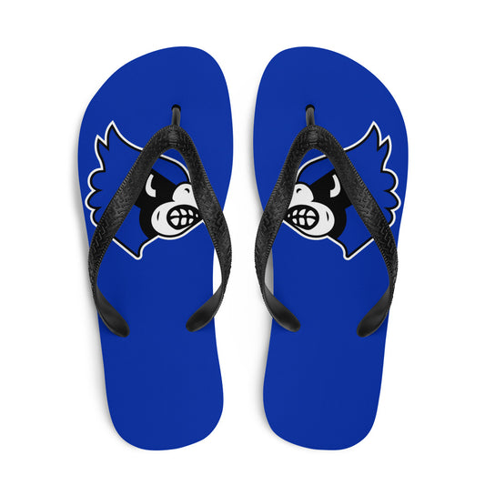Blue Jay Flip Flops