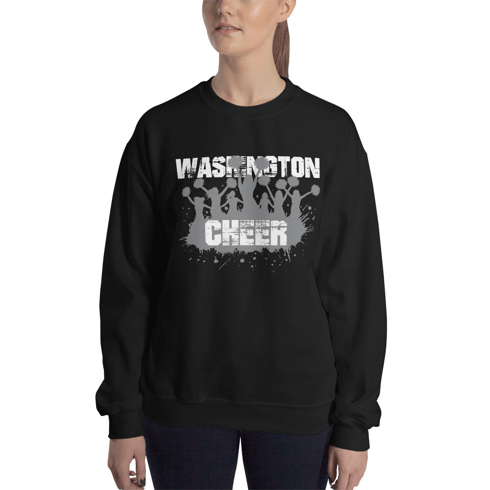 Washington Cheer Grunge Crew Neck