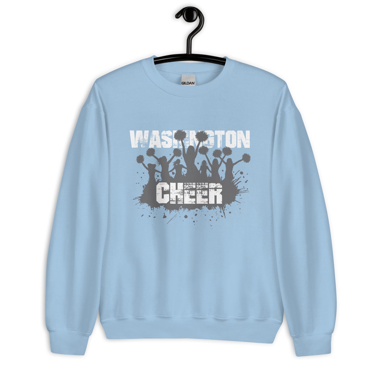 Washington Cheer Grunge Crew Neck