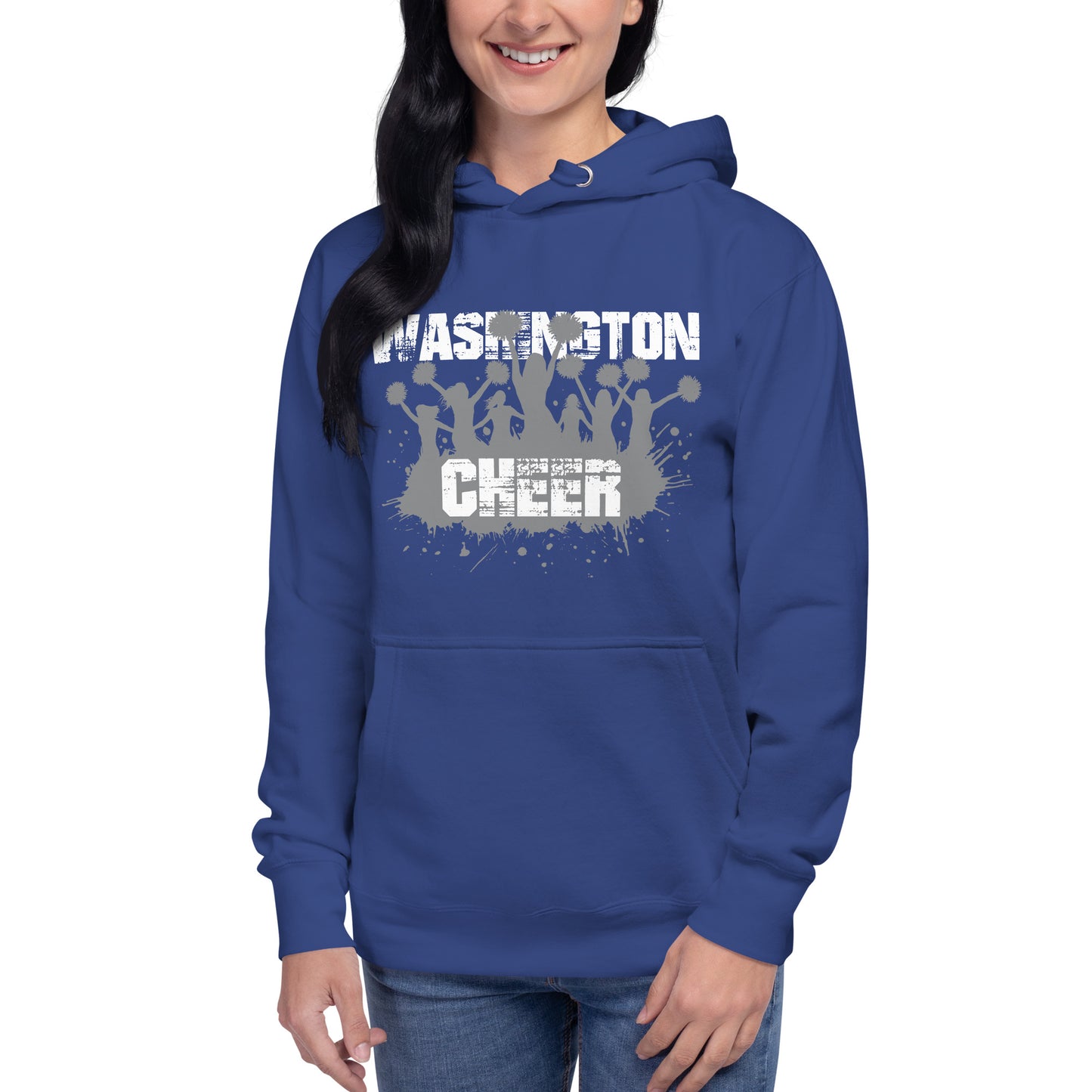 Washington Cheer Grunge Hoodie