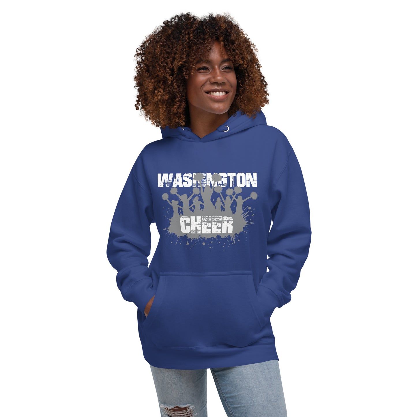 Washington Cheer Grunge Hoodie